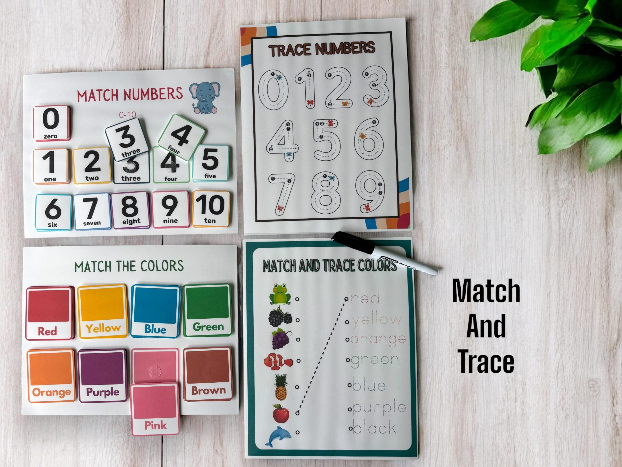 Tracing Book for Toddlers — Shapes, Numbers, Alphabet, Time (Ages 1–6) - Image 3
