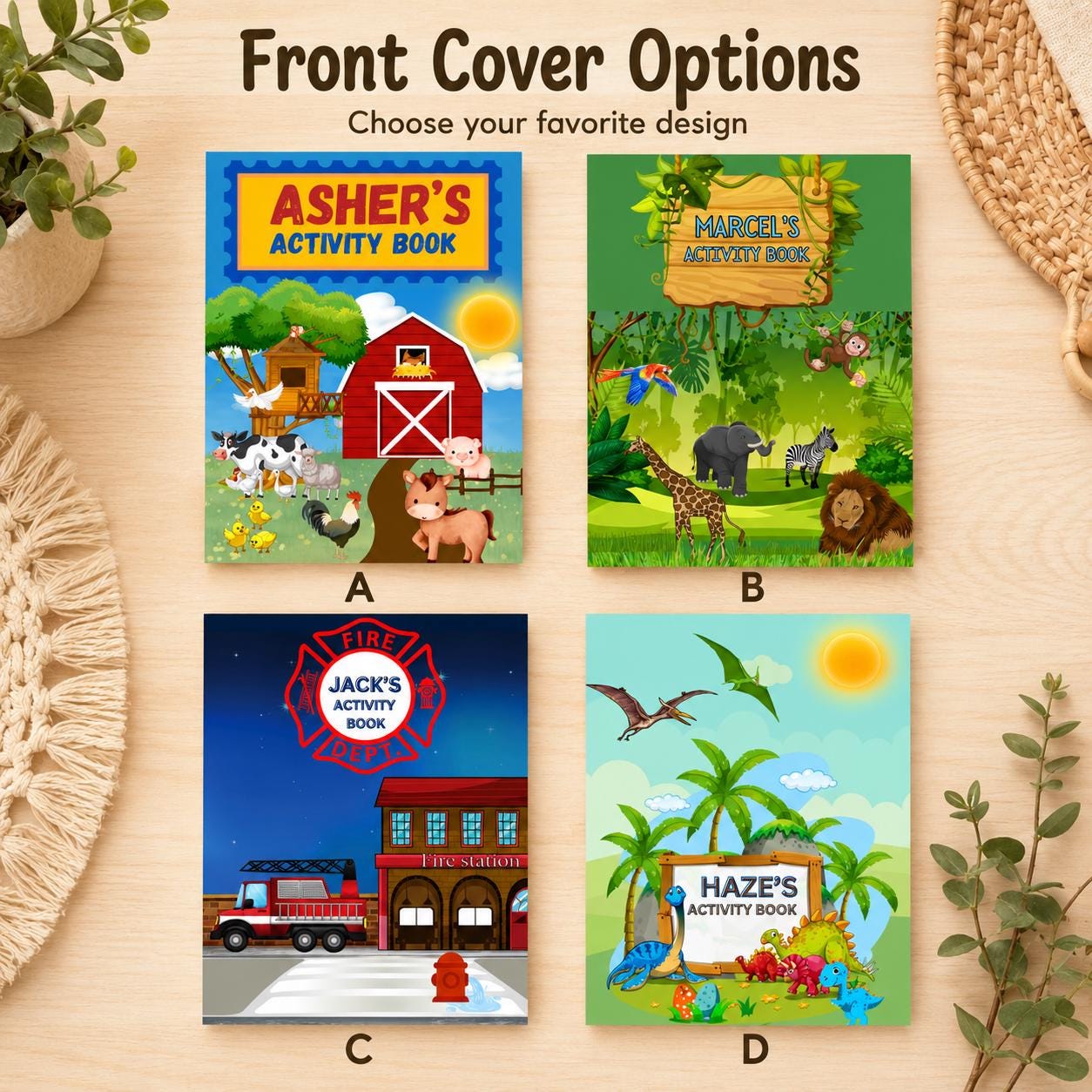 Personalized Montessori Busy Book — Matching Activities (Ages 1–4) - Image 11