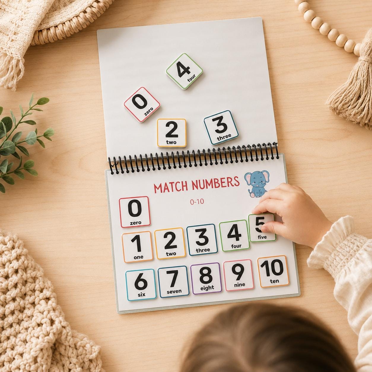 Kinder Busy Book — Montessori Preschool Learning Binder (Ages 2–4) - Image 9