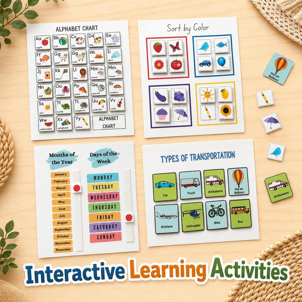 Kinder Busy Book — Montessori Preschool Learning Binder (Ages 2–4) - Image 6