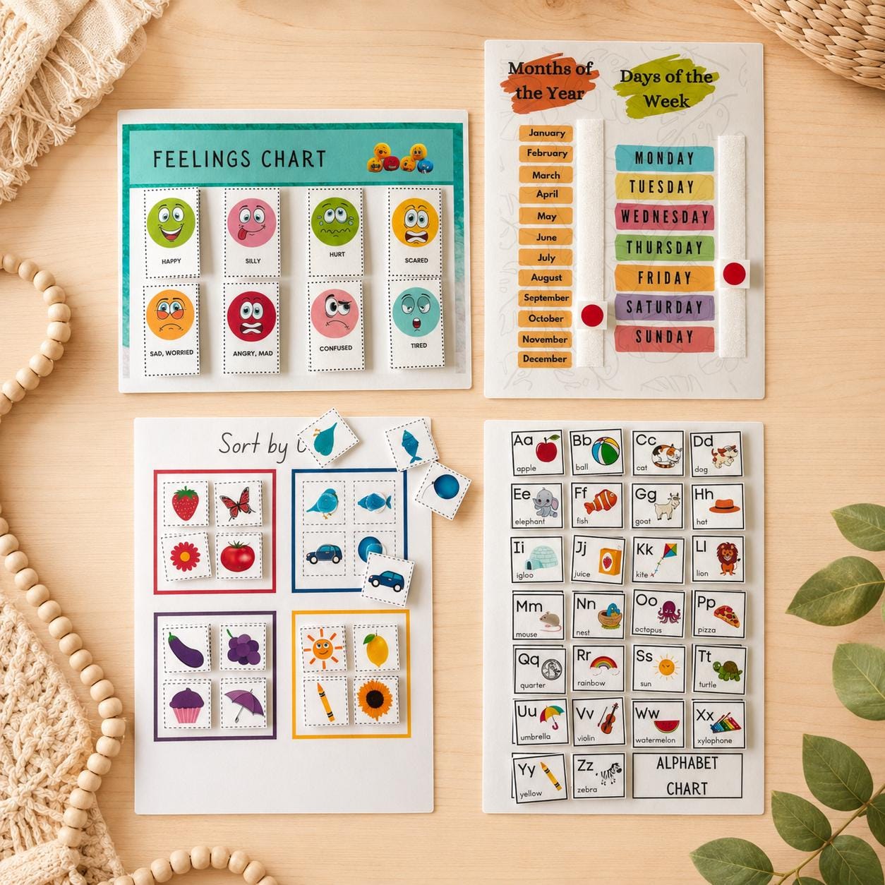 Personalized Montessori Busy Book — Matching Activities (Ages 1–4) - Image 5