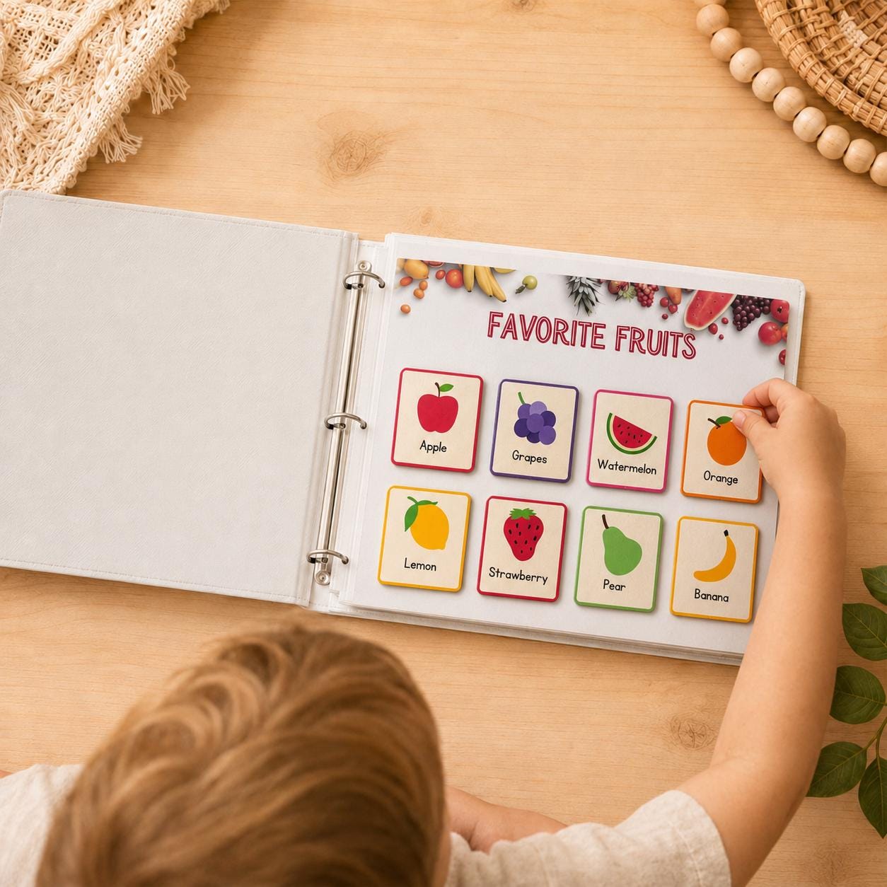 Personalized Montessori Busy Book — Matching Activities (Ages 1–4) - Image 10